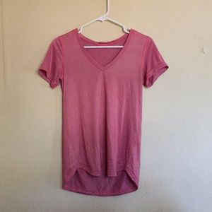 Pink lululemon T-shirt